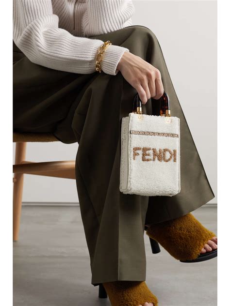 fendi mini shopper tote|Fendi sunshine shopper.